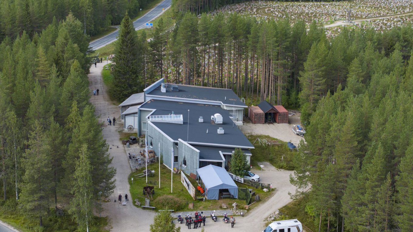 Ilmakuva museosta, otettu kesällä.